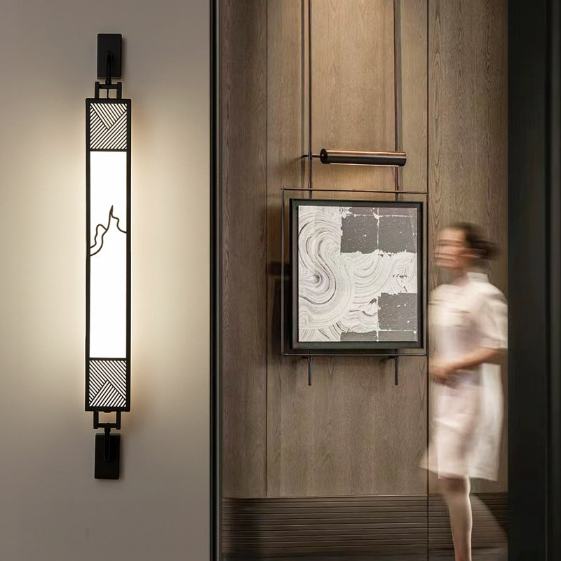 Carbon Steel Imitation Marble Wall Lamp