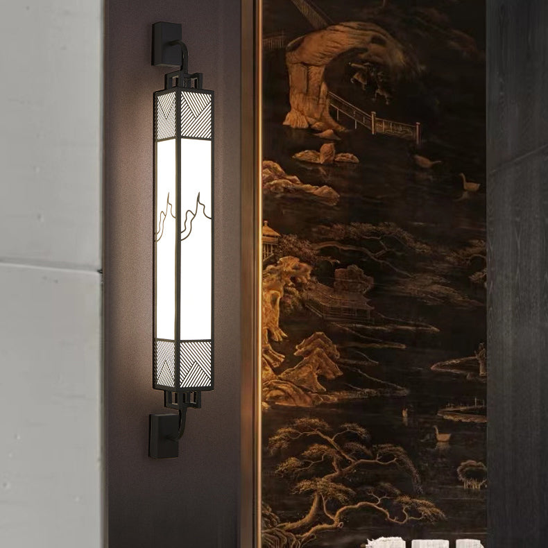 Carbon Steel Imitation Marble Wall Lamp