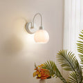 Iron Flower Glass Living Wall Lamp