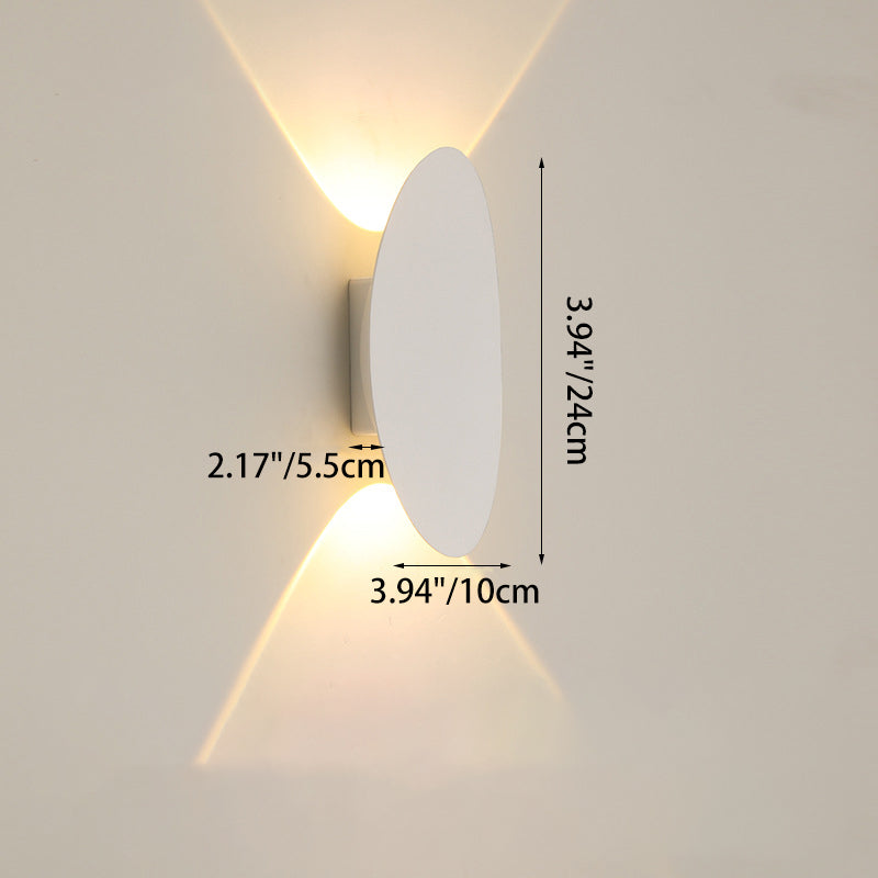 Aluminum Elliptical Patio Outdoor Light