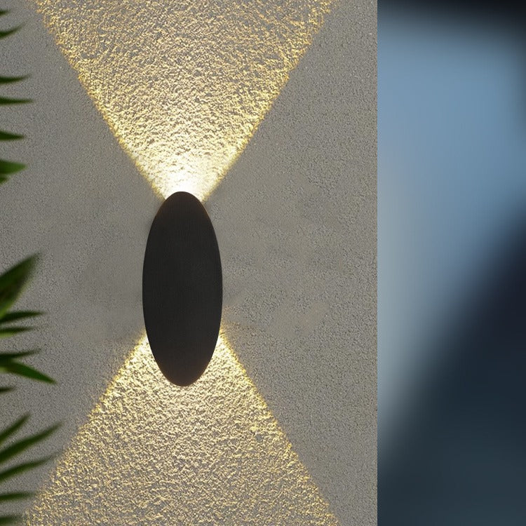 Aluminum Elliptical Patio Outdoor Light