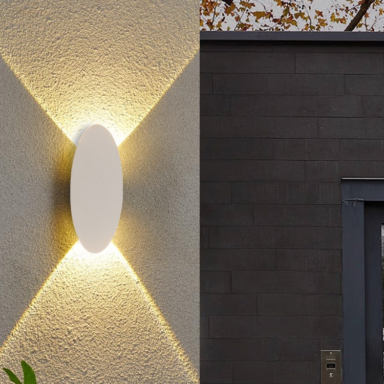 Aluminum Elliptical Patio Outdoor Light