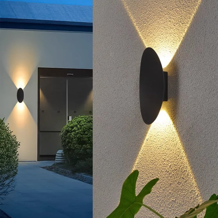 Aluminum Elliptical Patio Outdoor Light