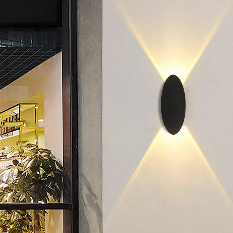 Aluminum Elliptical Patio Outdoor Light