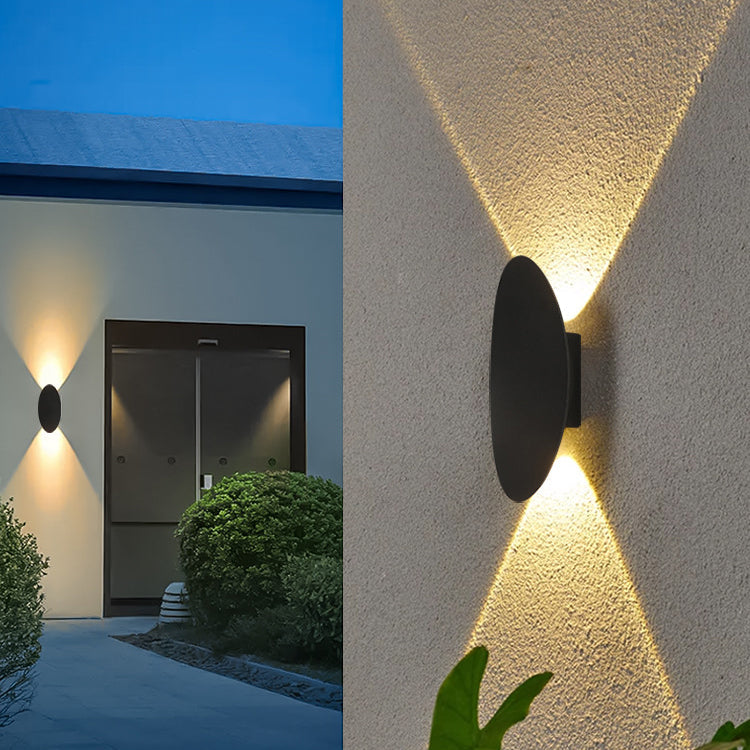 Aluminum Elliptical Patio Outdoor Light