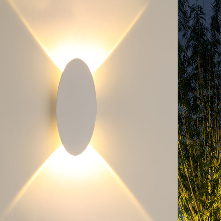 Aluminum Elliptical Patio Outdoor Light