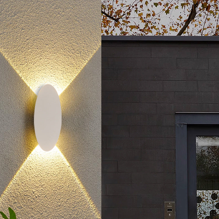 Aluminum Elliptical Patio Outdoor Light