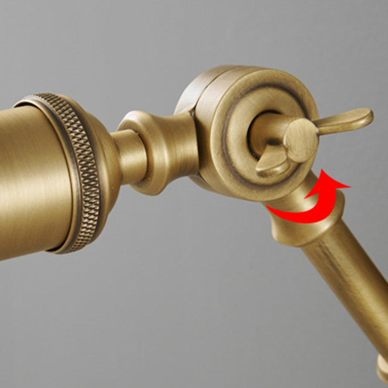 Brass Ash Wood Ceramic Wall Lamp