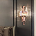 Crystal Hardware Rectangular Living 2-Light Wall Lamp