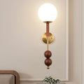 Glass Ball Hardware Living Wall Lamp