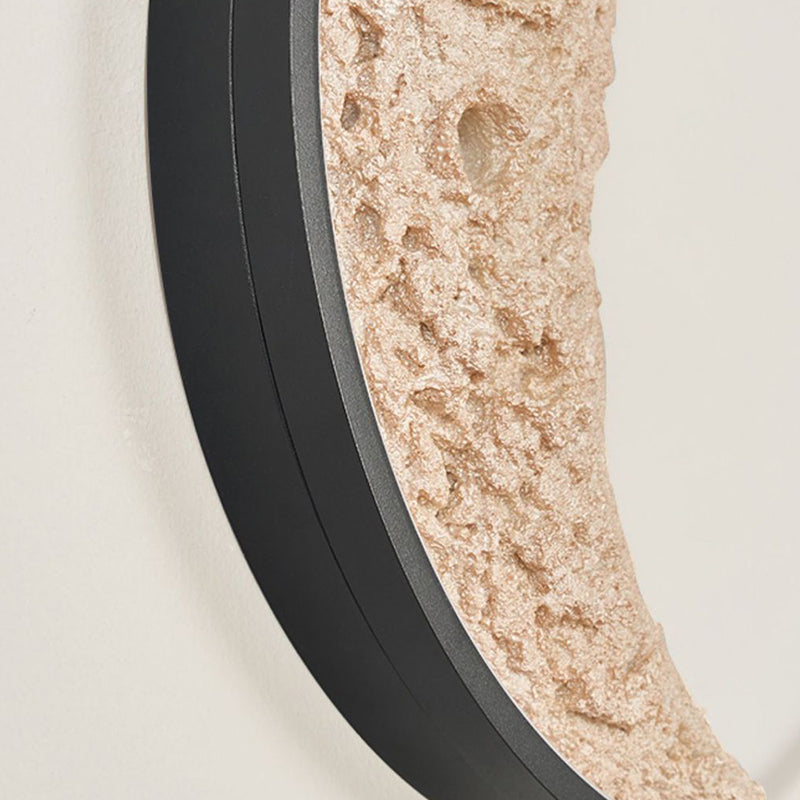 Moon Hardware Resin Round Wall Lamp