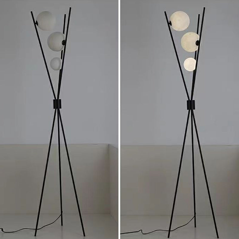 Contemporary Creative PLA 3D 3-Light Floor Lamp
