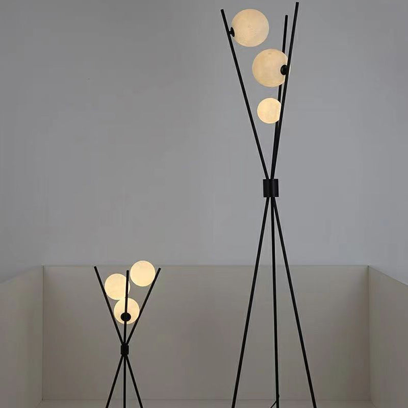 Contemporary Creative PLA 3D 3-Light Floor Lamp