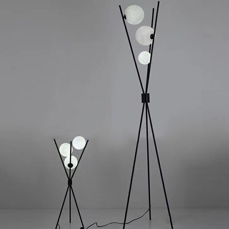 Contemporary Creative PLA 3D 3-Light Floor Lamp