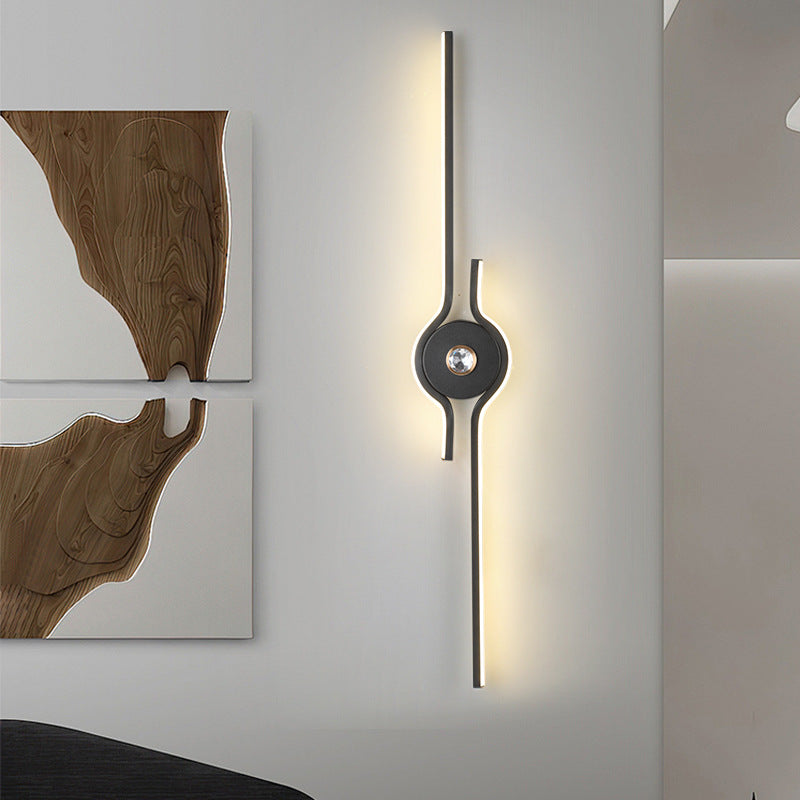 Aluminum Iron Long Strip Wall Lamp