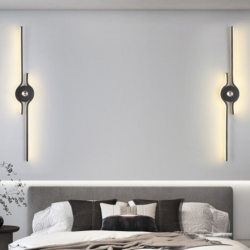Aluminum Iron Long Strip Wall Lamp