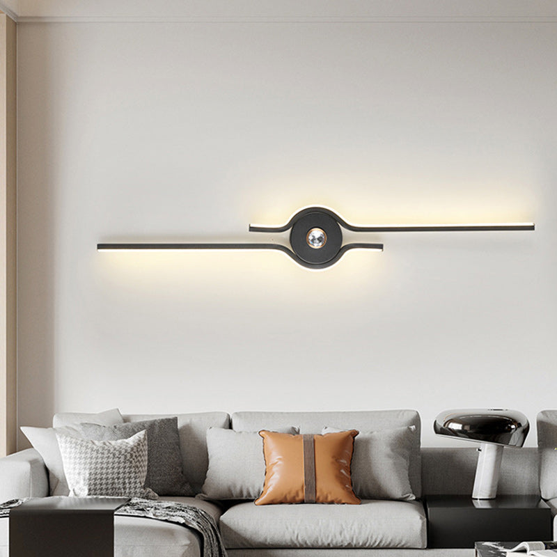 Aluminum Iron Long Strip Wall Lamp