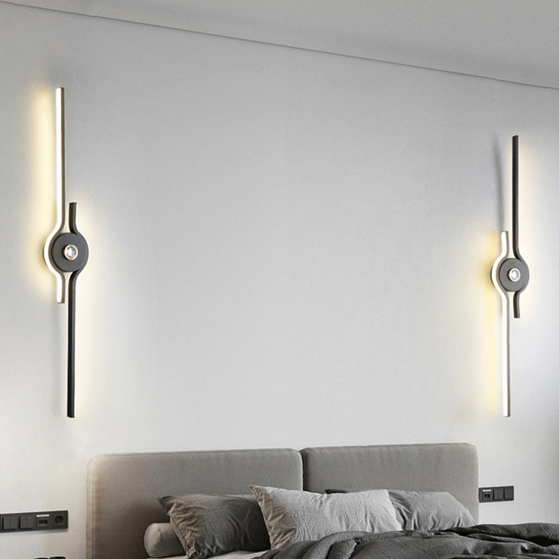 Aluminum Iron Long Strip Wall Lamp