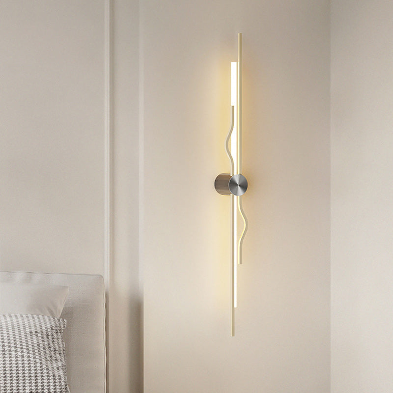 Corrugated Acrylic Iron Living Wall Lamp