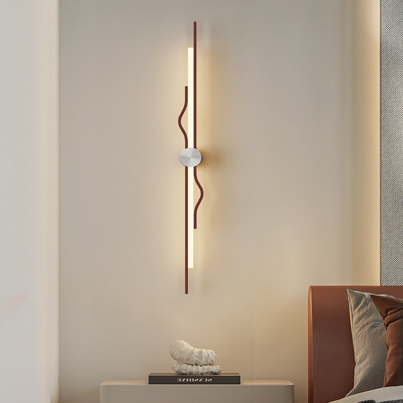 Corrugated Acrylic Iron Living Wall Lamp