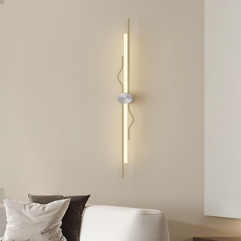 Corrugated Acrylic Iron Living Wall Lamp