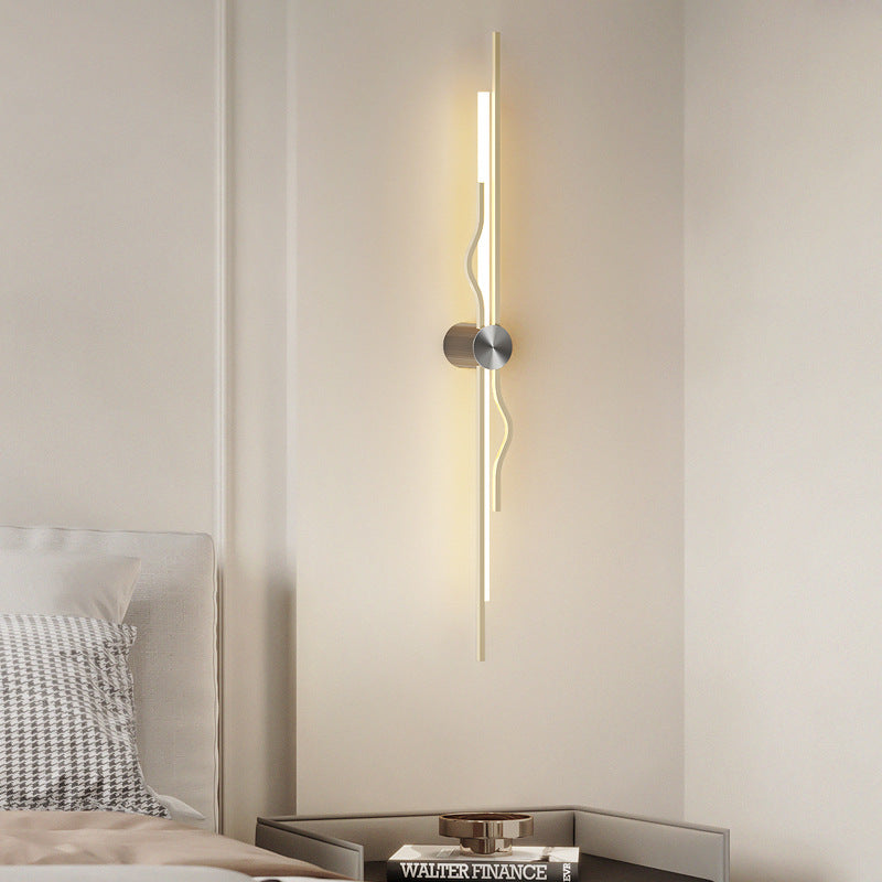 Corrugated Acrylic Iron Living Wall Lamp