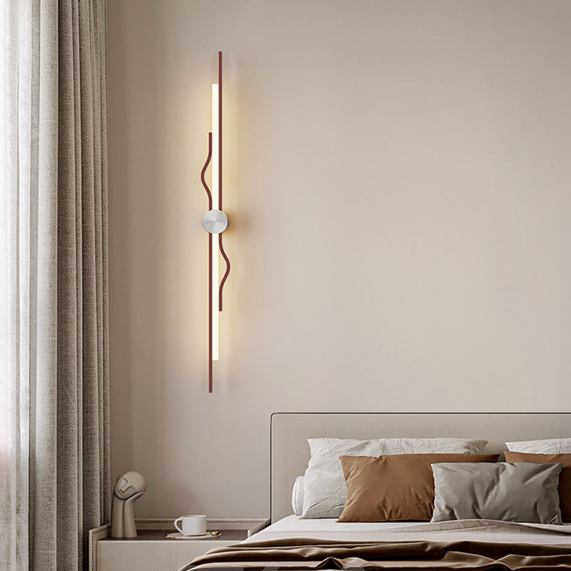 Corrugated Acrylic Iron Living Wall Lamp
