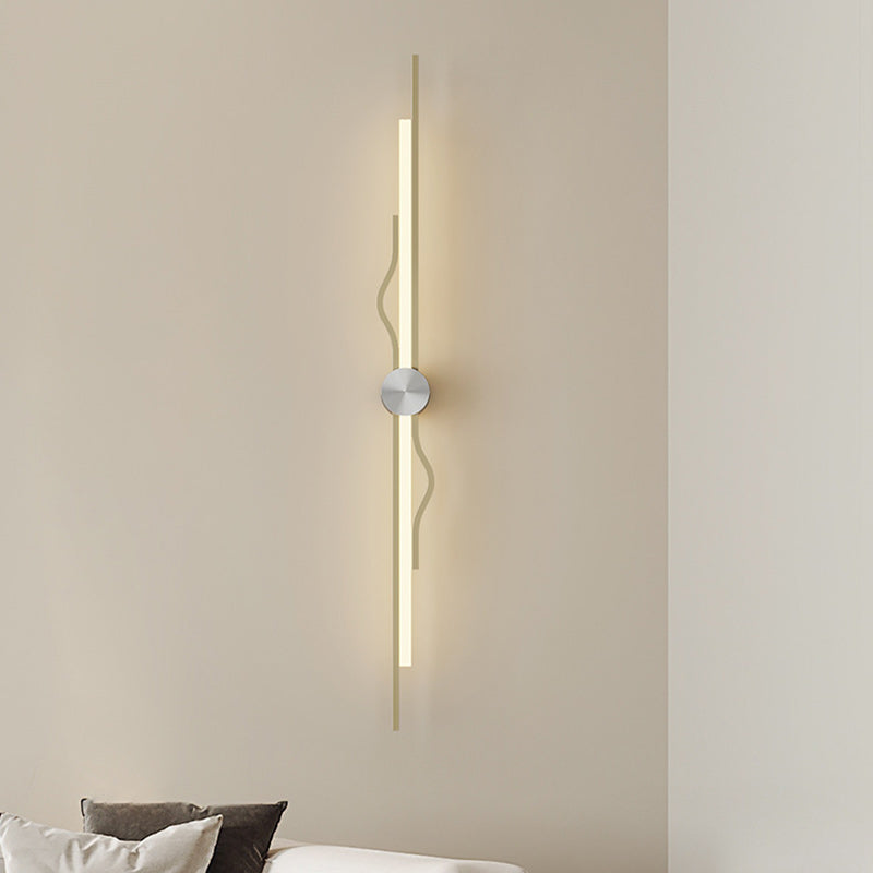 Corrugated Acrylic Iron Living Wall Lamp