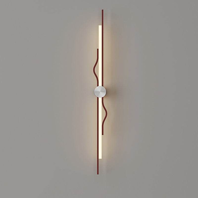 Corrugated Acrylic Iron Living Wall Lamp