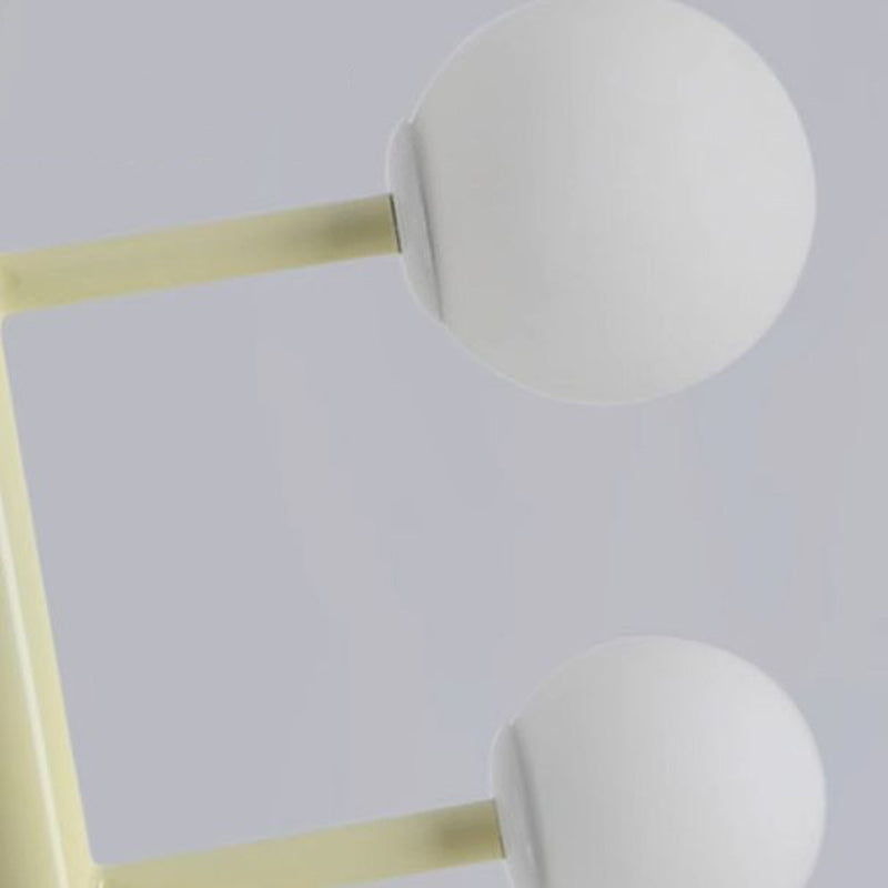 Cartoon Violin Iron Glass 3-Light Floor Lamp