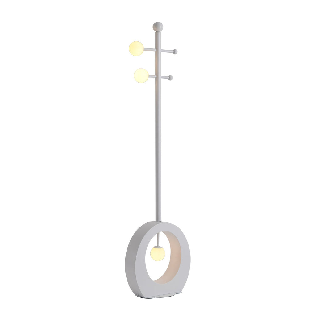 Cartoon Violin Iron Glass 3-Light Floor Lamp