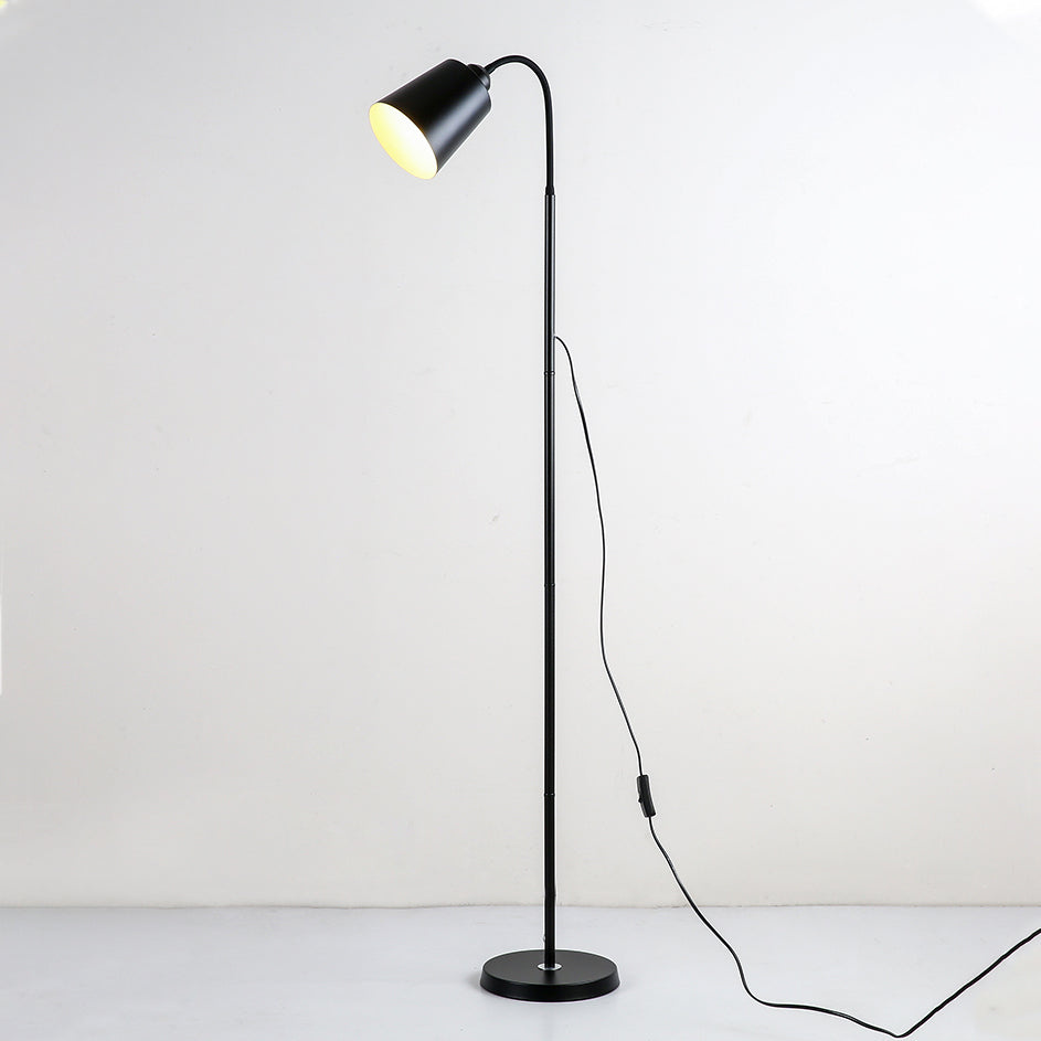 Contemporary Nordic Cylinder Iron Floor Lamp