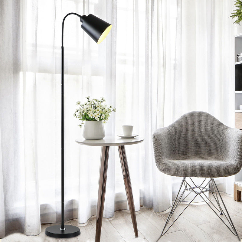 Contemporary Nordic Cylinder Iron Floor Lamp