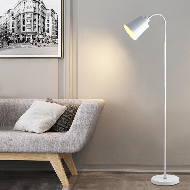 Contemporary Nordic Cylinder Iron Floor Lamp