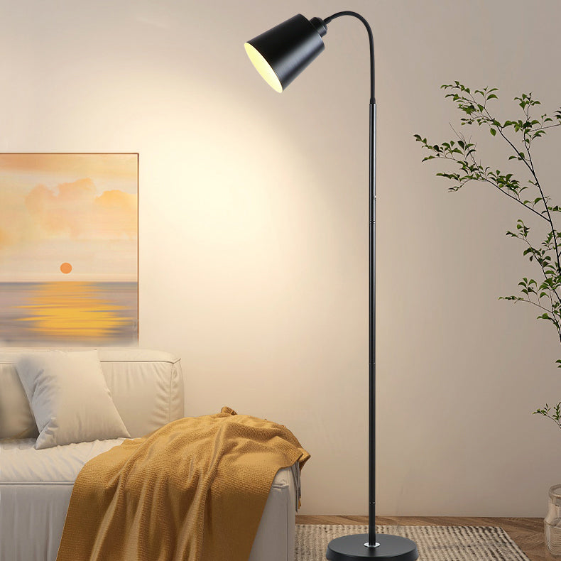 Contemporary Nordic Cylinder Iron Floor Lamp