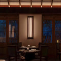 Iron Fabric Column Dining Wall Lamp