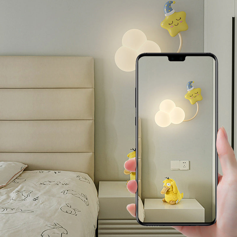 Rainbow Hot Air Balloon Wall Lamp