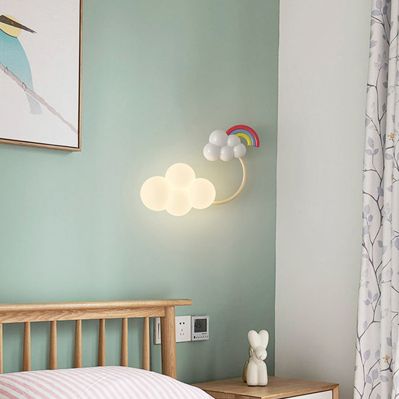 Rainbow Hot Air Balloon Wall Lamp