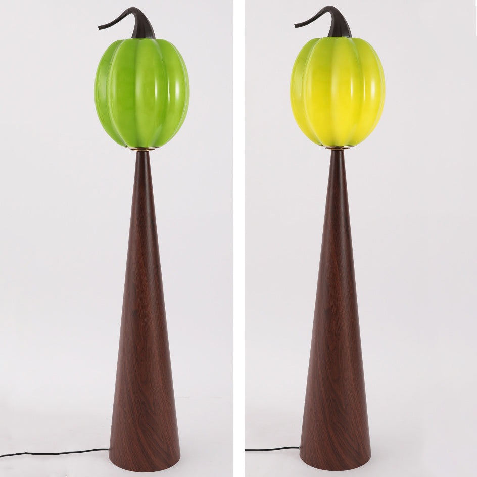 Fruit Apple Pear Glass Floor Lamp