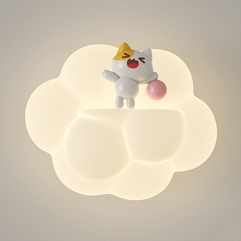 PE Cloud Animal Bear Wall Lamp