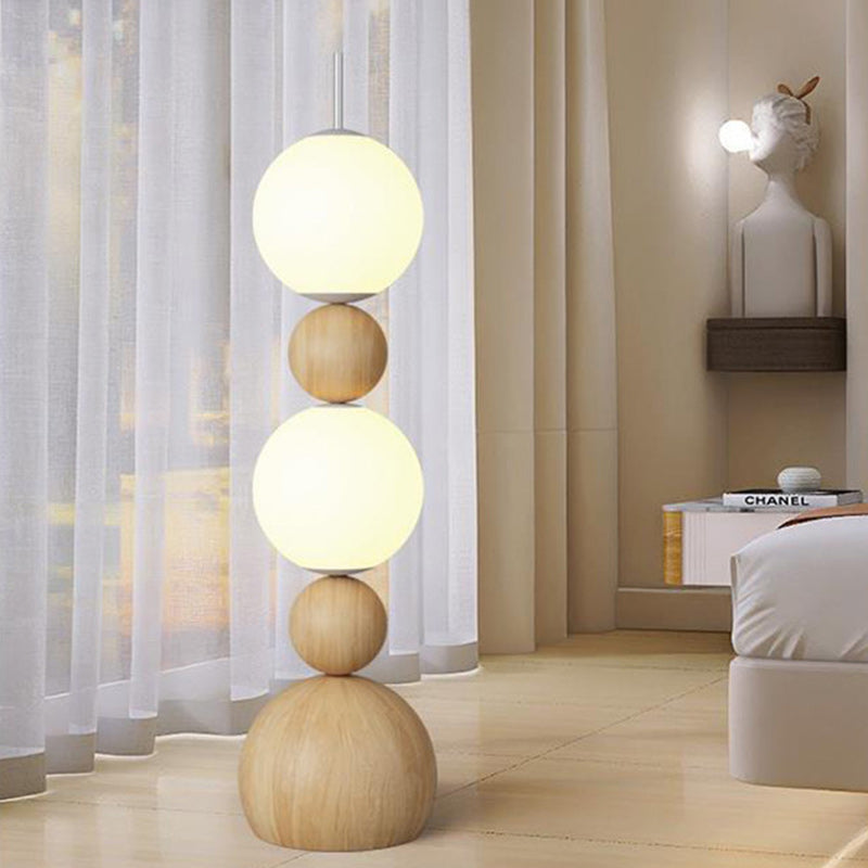 Contemporary Scandinavian Iron Spherical Floor Lamp
