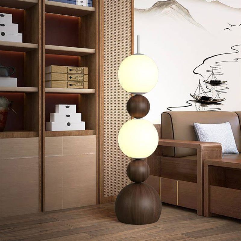 Contemporary Scandinavian Iron Spherical Floor Lamp