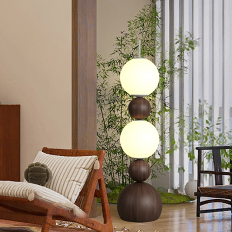 Contemporary Scandinavian Iron Spherical Floor Lamp