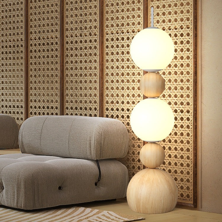 Contemporary Scandinavian Iron Spherical Floor Lamp
