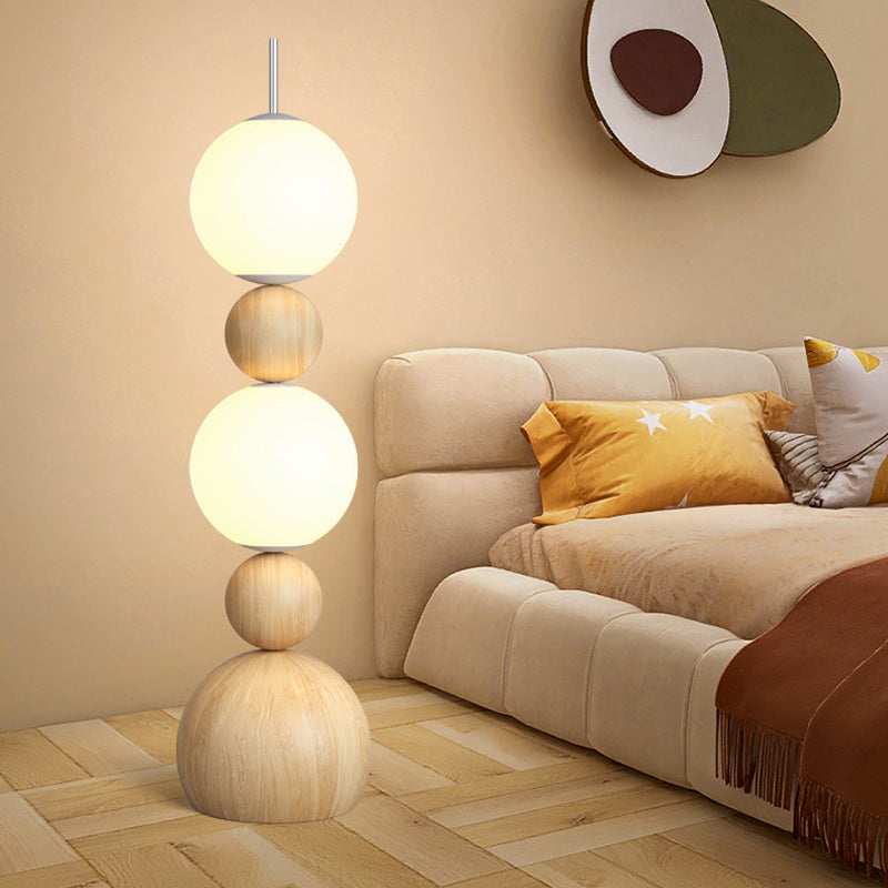 Contemporary Scandinavian Iron Spherical Floor Lamp