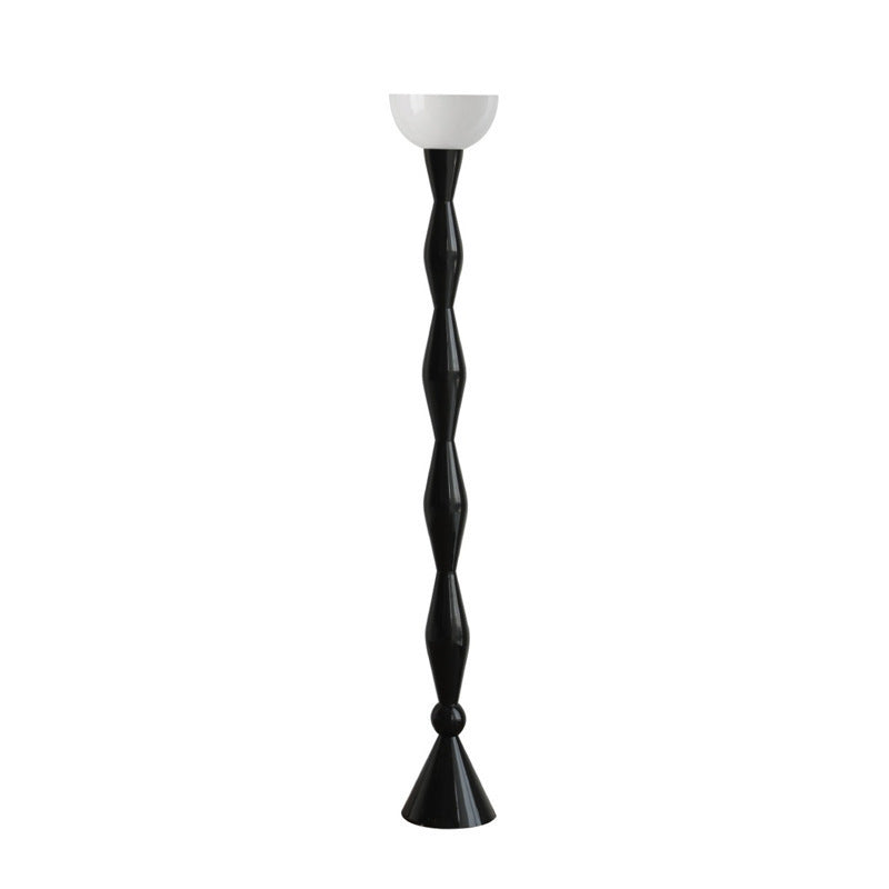 Iron Glass Semicircle Living Floor Lamp