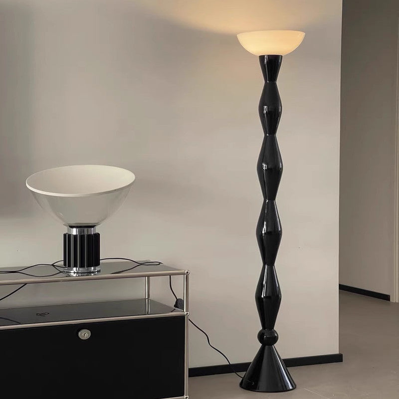 Iron Glass Semicircle Living Floor Lamp