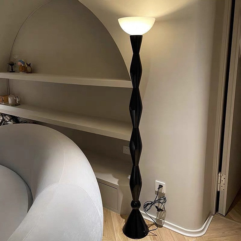 Iron Glass Semicircle Living Floor Lamp