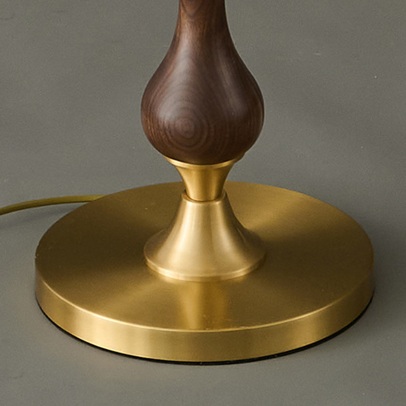 Printed Fabric Copper Solid Floor Lamp
