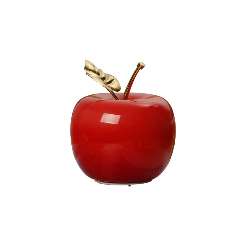Apple Glass Iron Golden Table Lamp